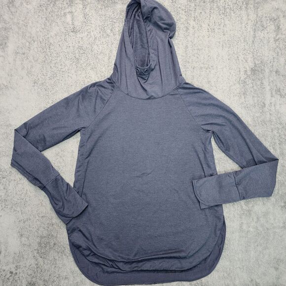 Athleta Sweaters - Athleta Women's Blue Uptempo Hoodie Sweatshirt Blue Size S